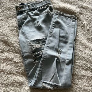 baby blue old navy jeans